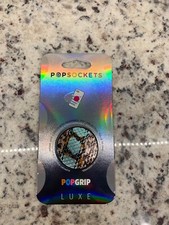 Authentic PopSockets Luxe Embossed Metal Snakeskin PopSocket Pop Socket PopGrip