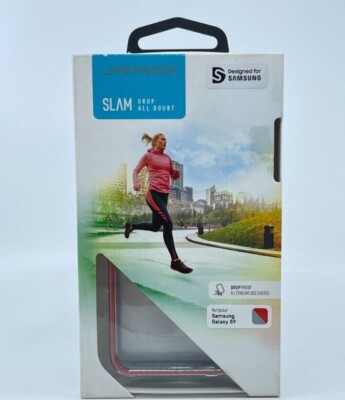 LifeProof SLAM Series DROPPROOF Case For Samsung Galaxy S9 Lava Chaser Gray/RED