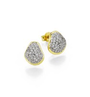 Fascination By Ellen K.-Ohrstecker Aus 333/- Gelbgold Bicolor Mit Zirkonia