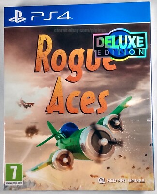 ROGUE ACES Deluxe Edition New PS4 Game PlayStation 4 EU Release, USA Seller