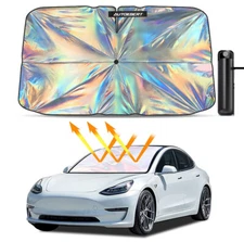 Universal Car Umbrella Windshield Sunshade UV Heat Sun Shade Window Cover Truck