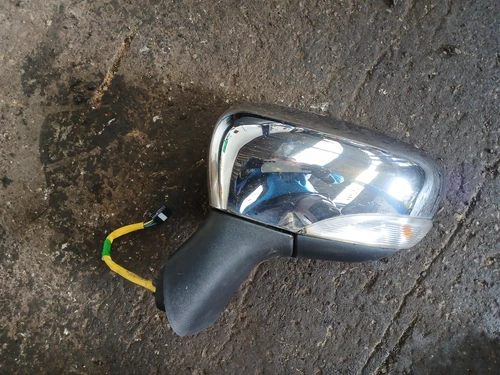 RENAULT CAPTUR 2013-2017 2015 ELECTRIC WING MIRROR CHROME N/S LEFT PASSENGER ~