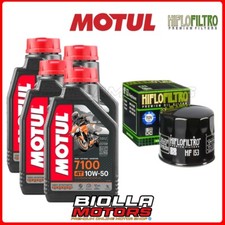 KIT TAGLIANDO DUCATI 620 Monster Dark i.e. 2004 FILTRO OLIO MOTUL 7100 10W50 4x1