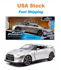 Fast And Furious 2009 Brian's Nissan GT-R Hard Top Jada Diecast Car 5", 1:32