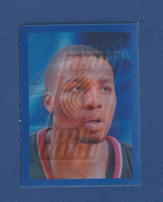Damian Lillard 2015 Pmg Lenticular Mini Valentines Day 3d Card Trail 