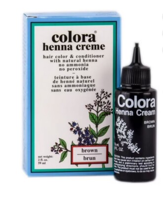 Colora Henna Creme Hair Color Brown 2 oz 