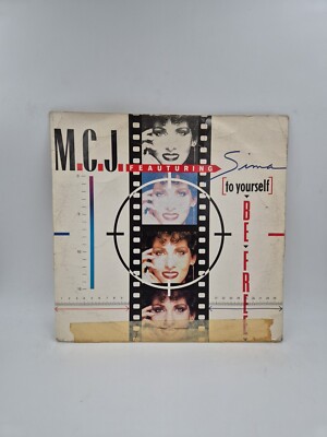 LP Musik ELEKTRONIK M.C.J. Sima Be Free X-12075 ITALO HOUSE Italy 1990