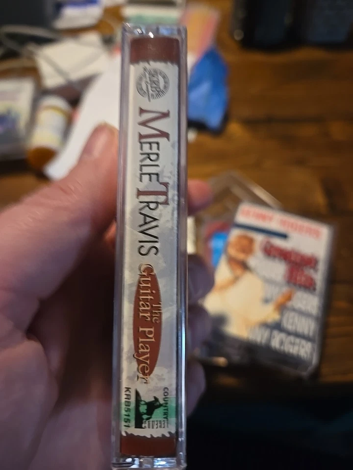 Merle Travis: The Guitar Player (1997 Cassette Tape KRB5151) sealed - Image 2 of 3