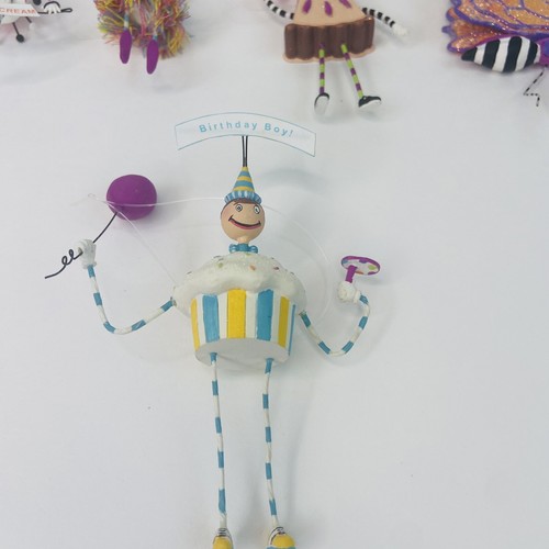 Dept 56 Glitterville Ornaments Happy Birthday Ornaments Set of 11 - Picture 6 of 15