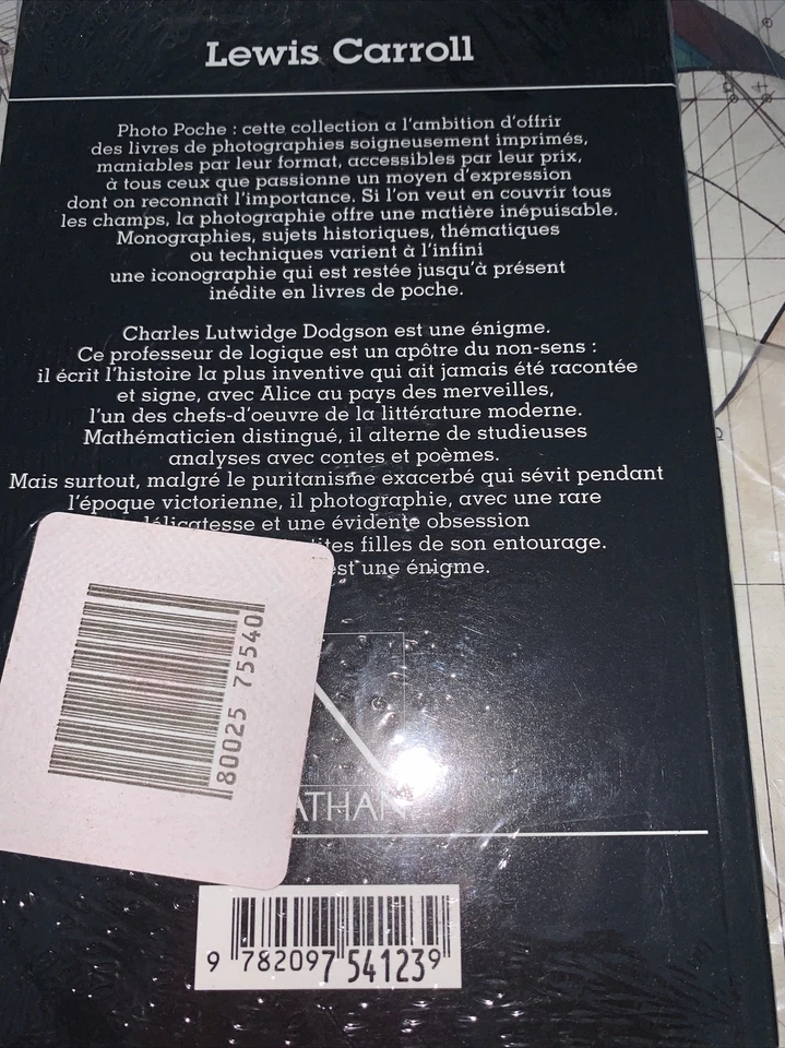 LEWIS CARROLL (PHOTO POCHE 75) (FRENCH EDITION) Colin Ford ( Ref7) - Image 2 of 2