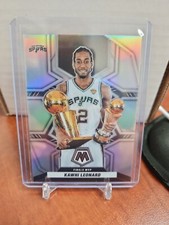 2021-22 Mosaic Basketball FInals MVP Silver Prizm  #300 Kawhi Leonard