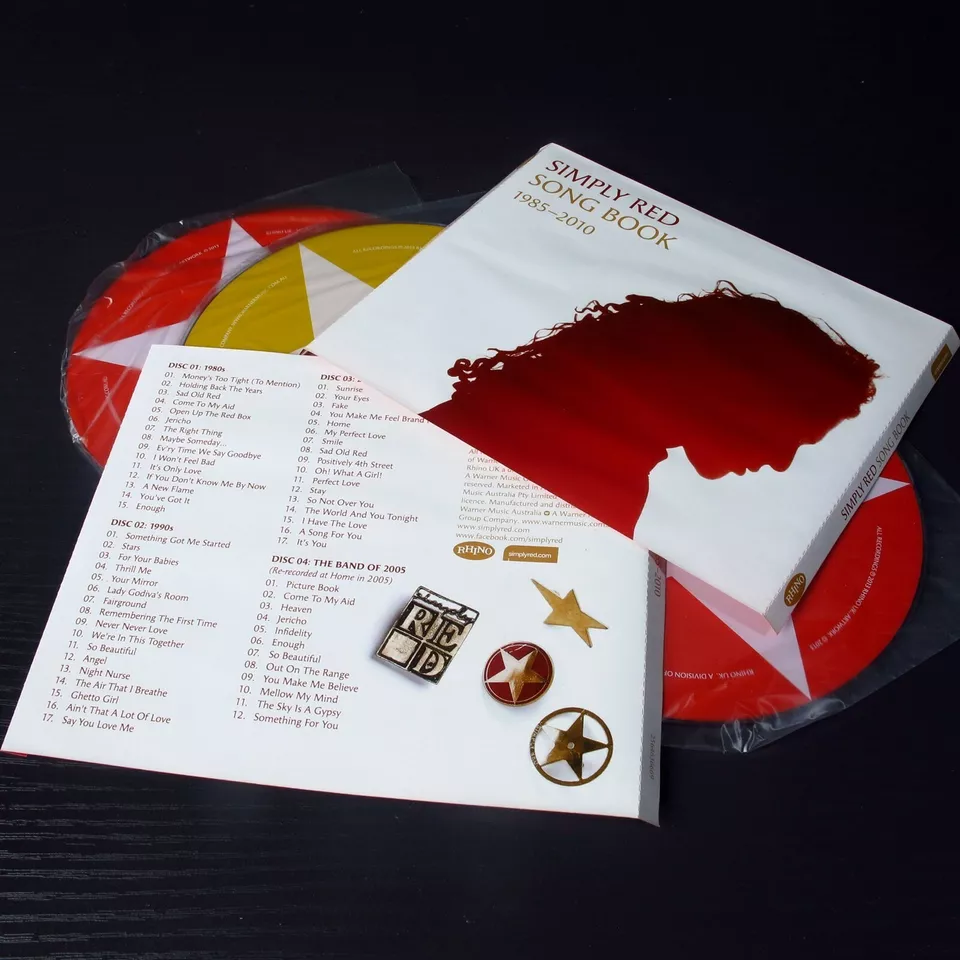 Simply Red: Song Book 1985-2010 AU 4xCD The Definitive Collection No Case #200* - Image 4 of 4
