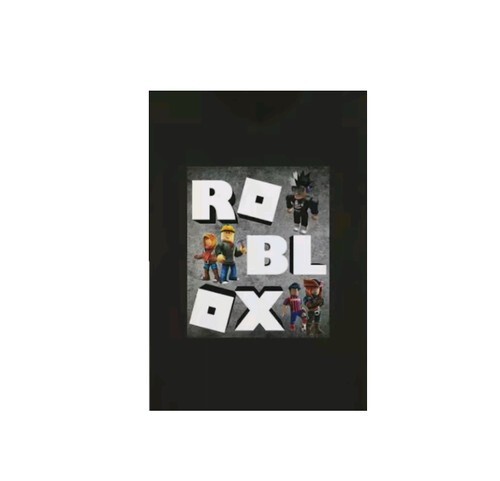 Roblox Black Graphic Design T-Shirt for Gamers