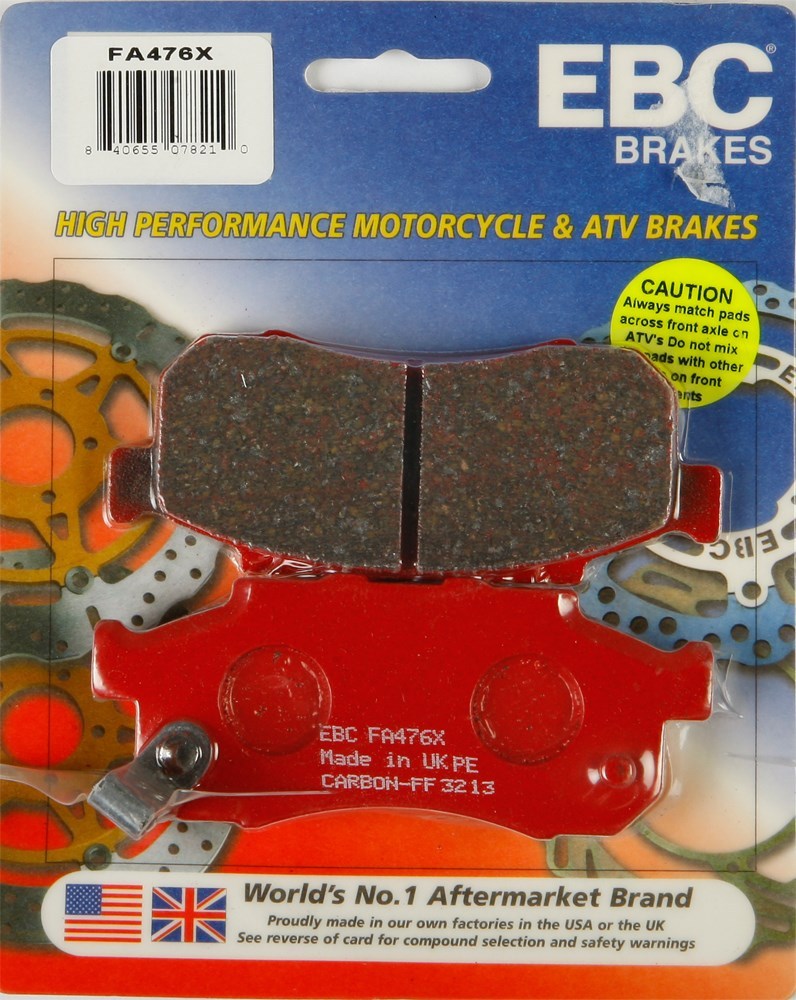 ミックス　 EBC FA476X - X Series Carbon Brake Pads HONDA MUV 700 Big Red 09