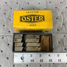 Genuine OSTER Quad 6P 542 Carbon Steel Bolt Cutting Dies High Speed 1.5  N.C. HS