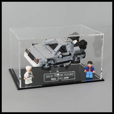 Acrylic Display case for the LEGO Delorean Back to the Future (21103)