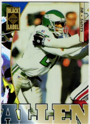 1995 Collector's Edge Football Eric Allen No. 135 New Orleans Saints