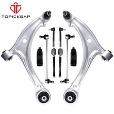10p Front Lower Control Arms Kit Sway Bar Tie Rods for 2005 - 2010 Honda Odyssey