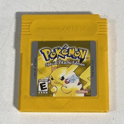 Pokemon Yellow Special Pikachu Edition Nintendo Game Boy Tested Saves