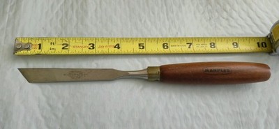 Vintage Marples 1/2'' (Angled) Skew Wood Chisel. Mkd. M2. READ DESC. PLEASE 