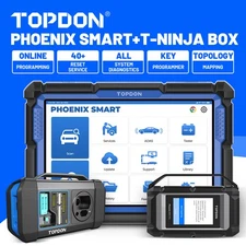TOPDON Phoenix SMART +T-ninja Box Intelligent Scanner Tool ECU Coding Key Coding