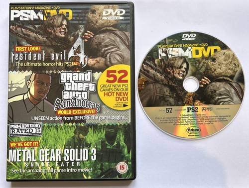 Playstation 2 Magazine PSM DVD Vol 57 PS2 PS 2 - Picture 1 of 2