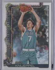 2025 Topps Flagship NBA Holiday #204 Kon Knueppel Hornets *RC* (1) Cookie BackSP