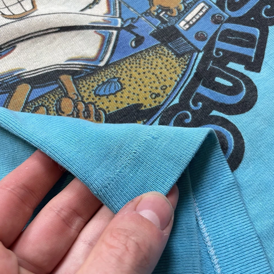 Camiseta sin mangas Coors Sand and Suds de colección verdadera acanalada azul verdoso timbre playa surf EE. UU. Foto 4 de 4