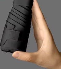 Ultra Compact Mini Umbrella With Coating Portable Pocket Sun Rain Dual Use