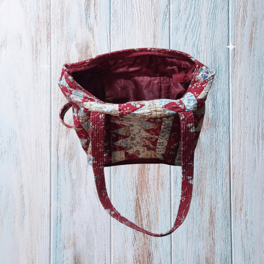 DONNA SHARP Quilted Patchwork Boho Tote Handbag  … - image 4