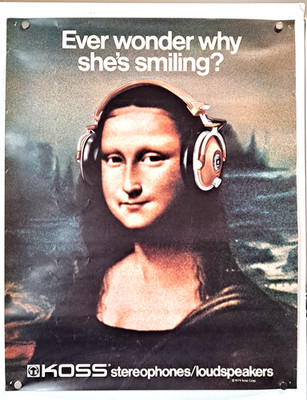 Vintage Stereophones/Loud Speakers ''Koss'' Poster.