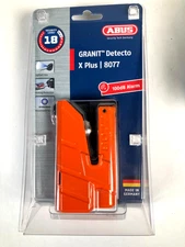 Disc lock With Theft for Motorcycle ABUS Granit™ Detecto Xplus 8077   Orange