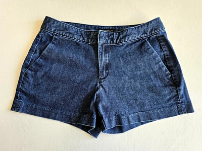 Banana Republic Womens Shorts Hampton Fit blue denim classy size 27/4