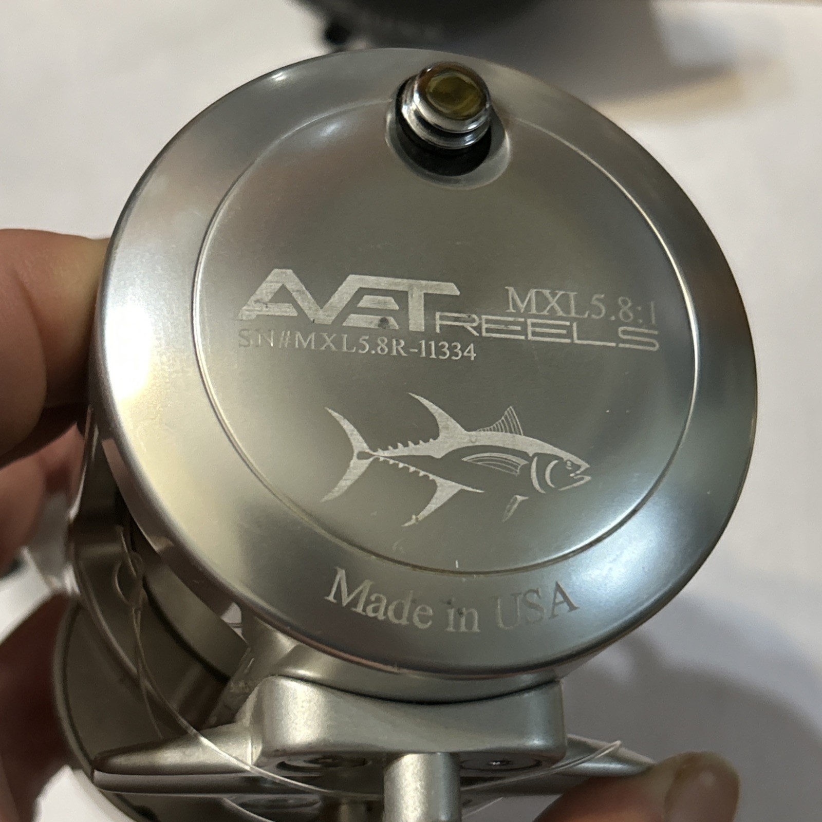 Avet MXL 5.8:1 Single Speed Lever Drag Reel - Silver - Made in USA