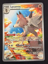 Lycanroc 166/159 Illustration Rare Journey Together Pokemon Holo Lightly Played