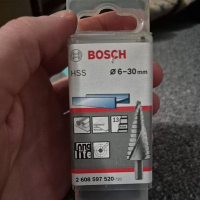 Bosch Professional HSS-Stufenbohrer, Ø 6mm - Ø 30mm, Bohrer
