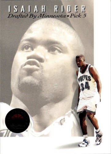Isaiah Rider #DP5 1993 Skybox Premium Draft Picks card