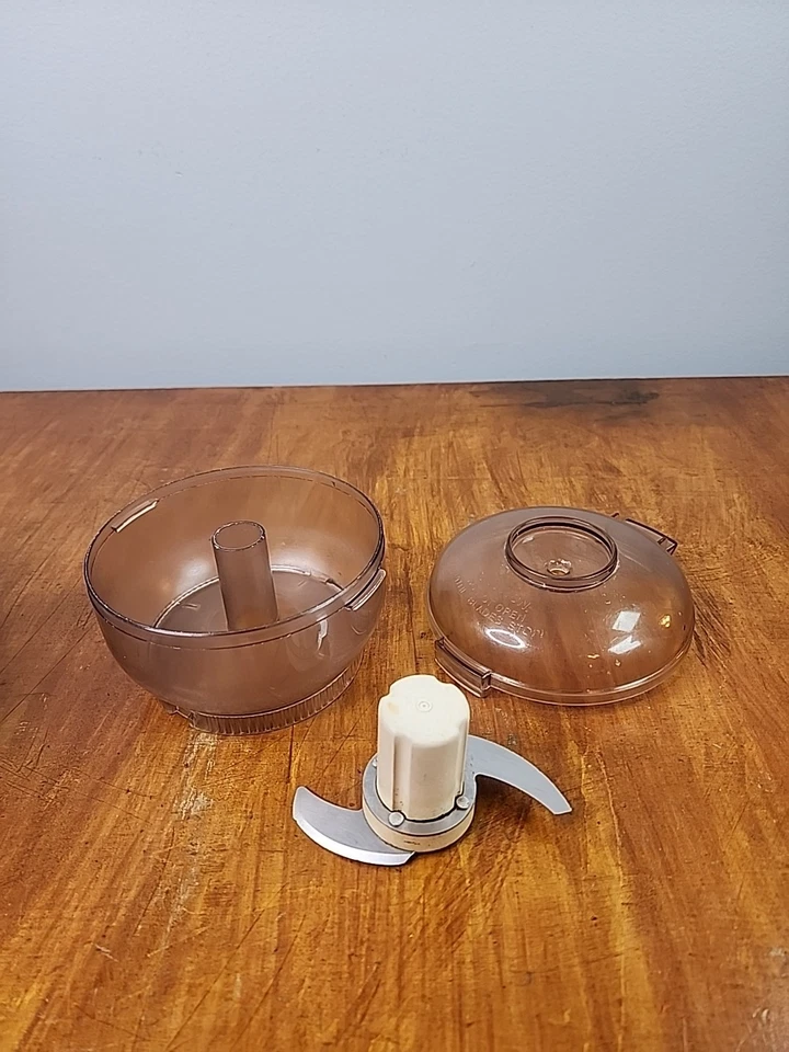 Vintage SUNBEAM Oskar 14081 Food Processor MADE IN FRANCE Mini Chopper Tested - Image 2 of 4