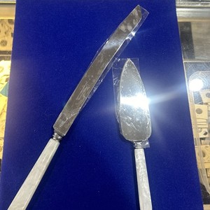 Treasure Masters Sheffield England Stainless Steel Cake Knife & Server Set