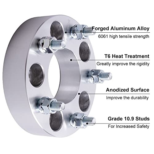 4PC 5x115 to 5x120 Wheel Adapters 1.5 Inch with 14x1.5 Studs 1.5 Inch-4 PCS - Picture 4 of 8