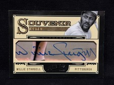 WILLIE STARGELL PIRATES 2012 PLAYOFF PRIME CUTS SOUVENIR CUTS AUTO # 19/25