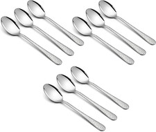 9-Piece Stainless Steel Kids Spoons, Toddler Flatware, Kids Silverware Preschool