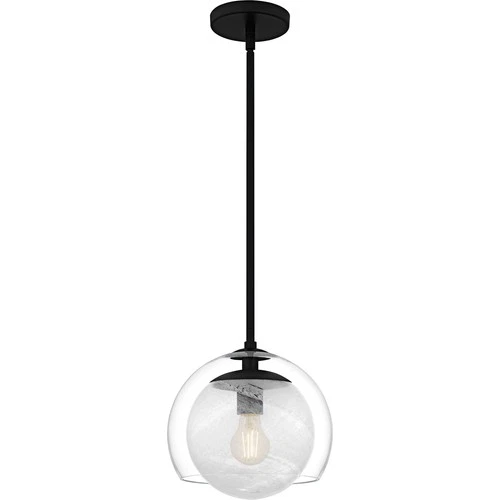 Quoizel QPP6774 Eslinger 10"W Mini Pendant - Black - Picture 8 of 12