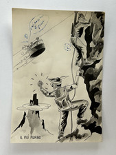 ALPINI UMORISTICA VECCHIA CARTOLINA OLD POSTCARD