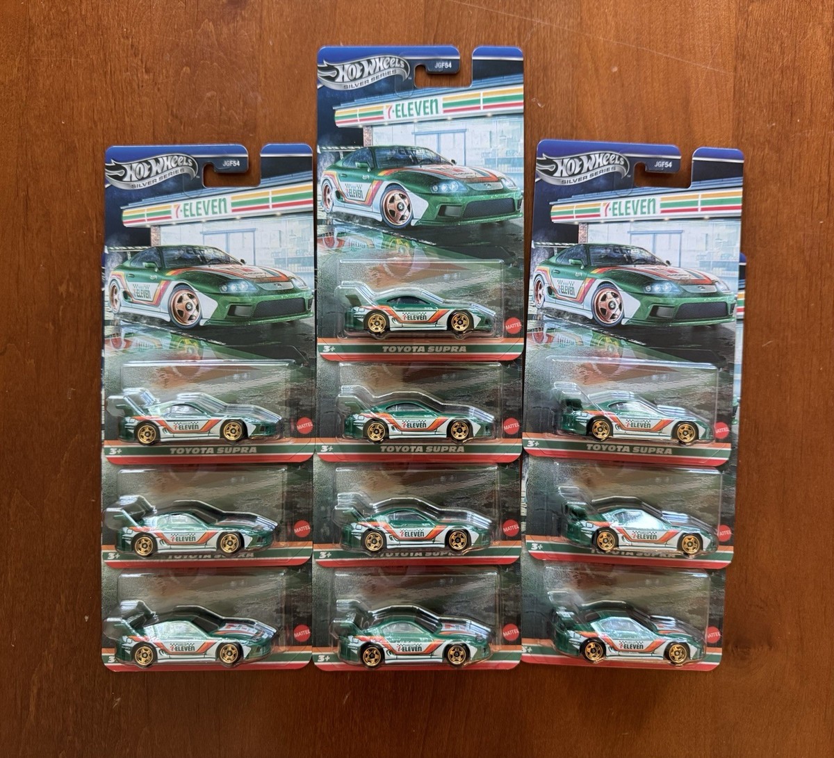 Lot of 10 - Hot Wheels 7/11 7-11 7-Eleven Exclusive Toyota