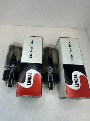 Pair Lindal 5V3 / 5AU4 Rectifier tube Plate Current Tested and Matched