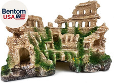 Antica Colonna Romana Rovina Acquario Castello Europeo Decorazione per Pesciera Cast