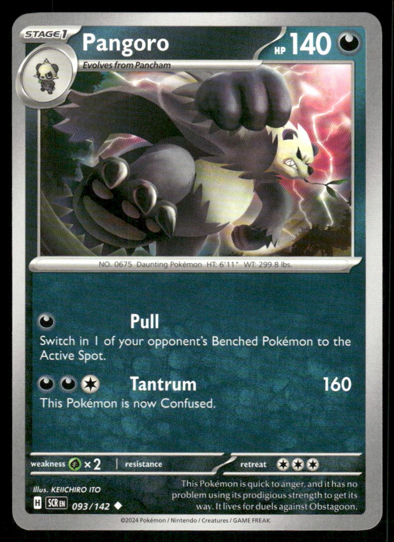 Pangoro 93/142 - Stellar Crown - Uncommon NM