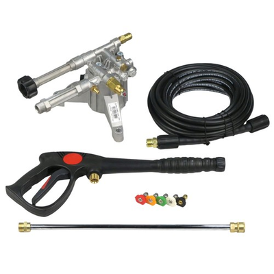 #ad 2600 psi 7 8quot; Shaft Left Handed Power Pressure Washer Pump amp; Deluxe Spray Kit $229.99