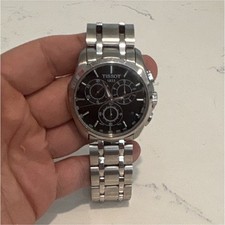 Tissot Mens Chronograph Stainless Steel Black...